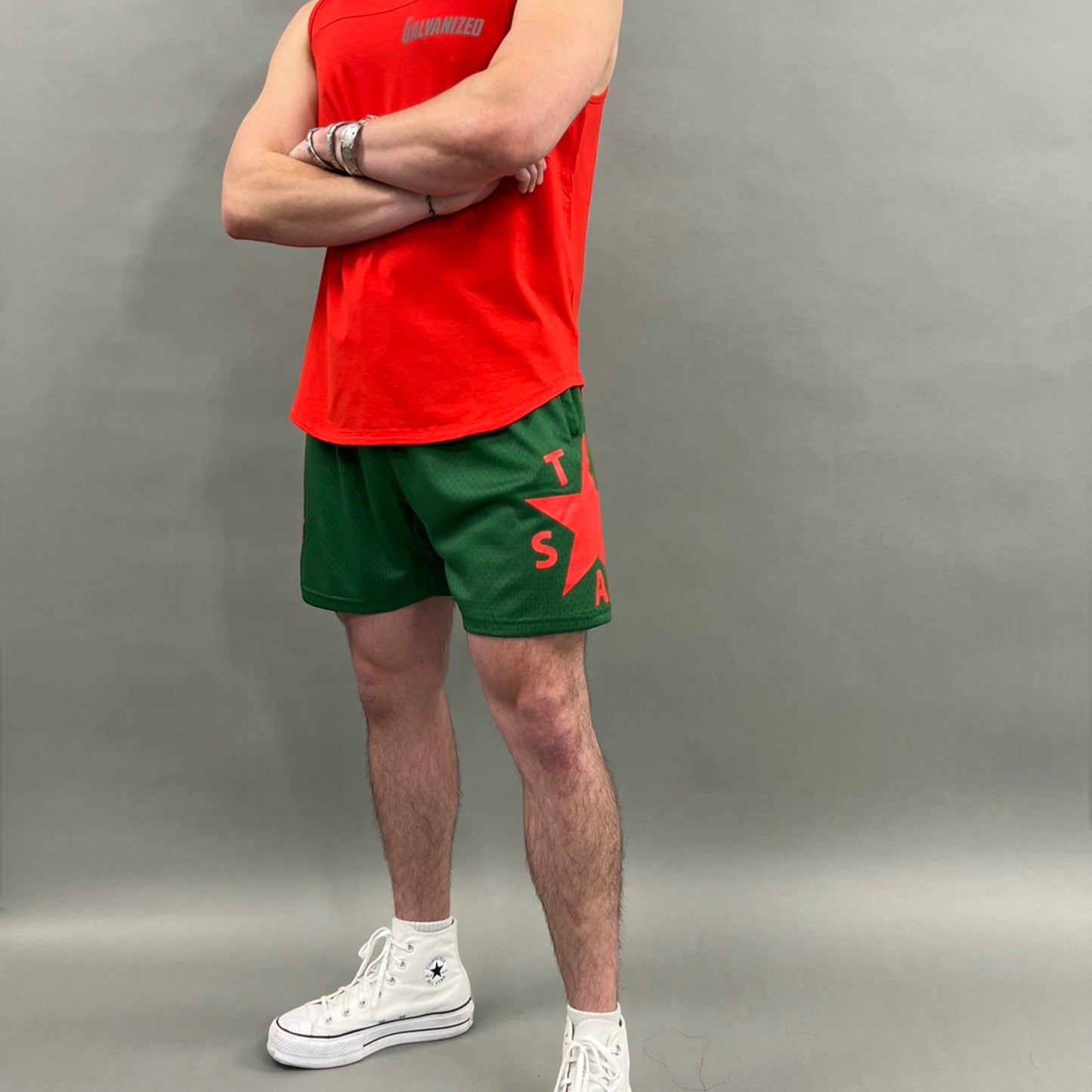 Galvanized Lone Star Short