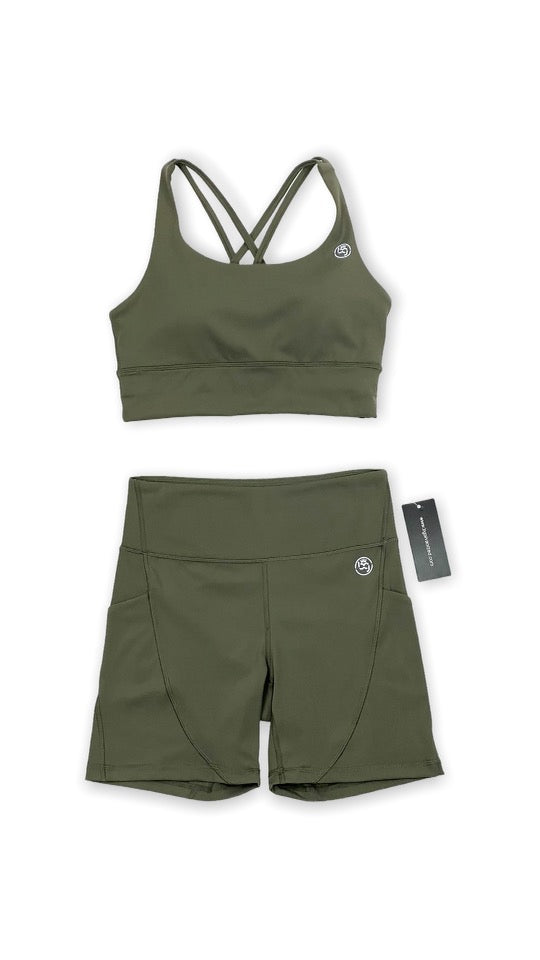 Athletic Biker Short Set