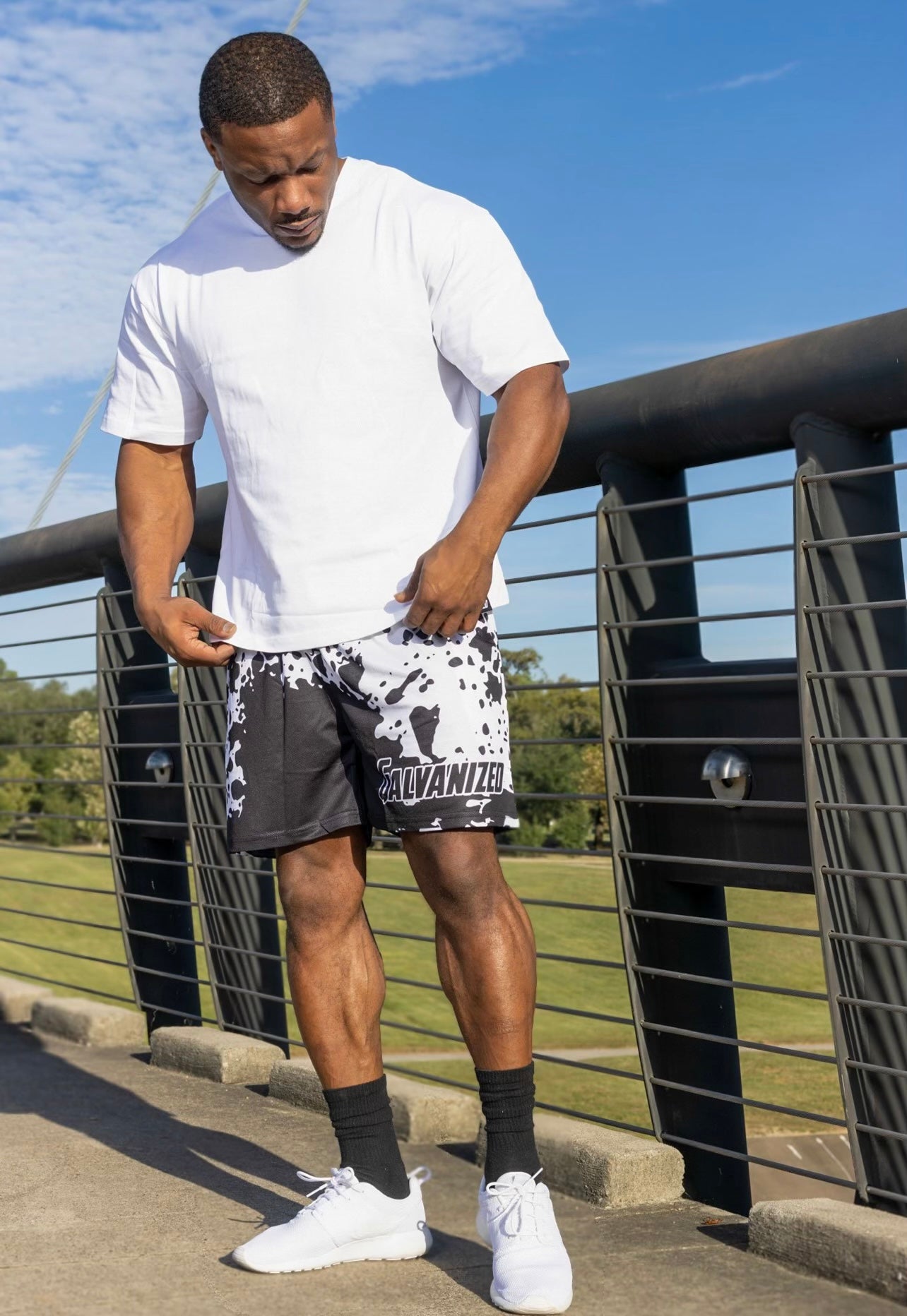 Galvanized 5" Mesh Short