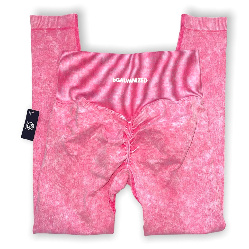 Acid Wash Scrunch Butt Legging