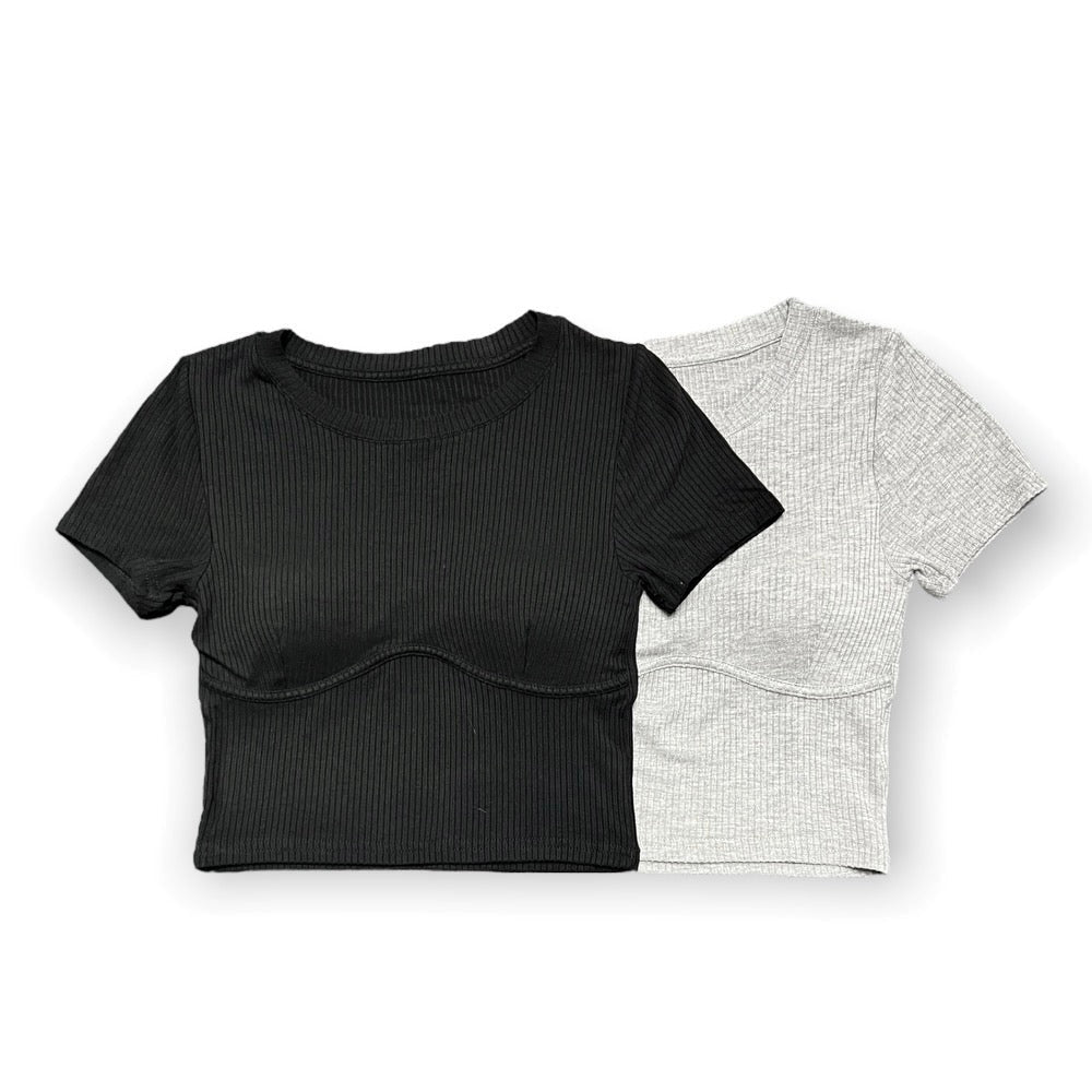 Ribbed Contour Top