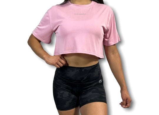 bGalvanized Crop Tee