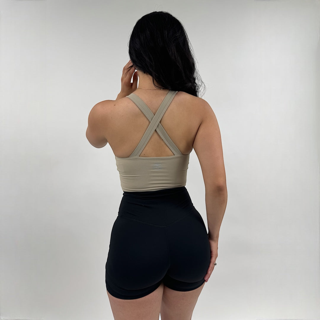 Cross Back Halter Tank