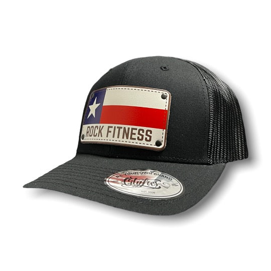 Rock Fitness Texas Flag Trucker Snapback