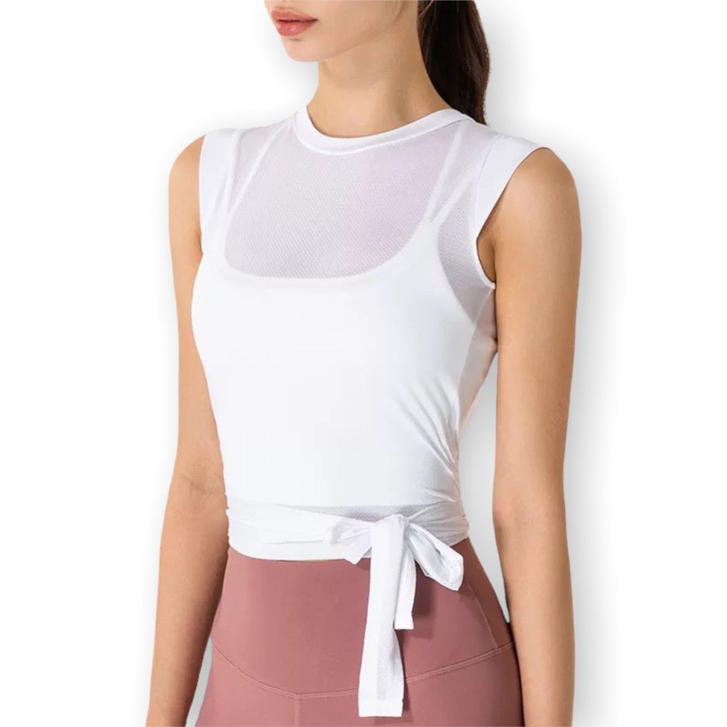 Knotted Sleeveless Top