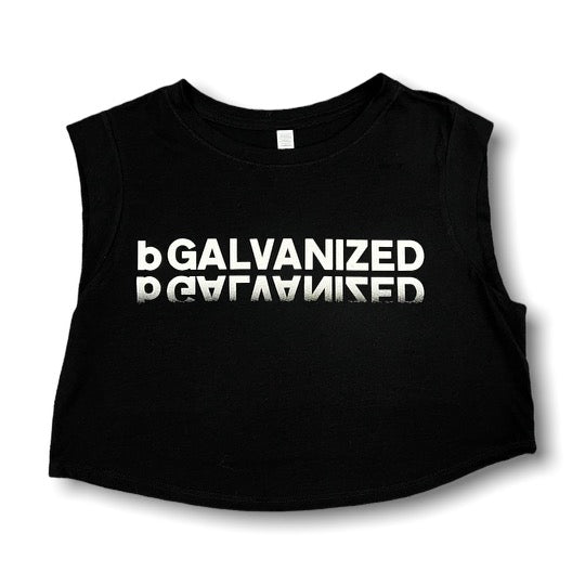 Sleeveless bGalvanized Crop