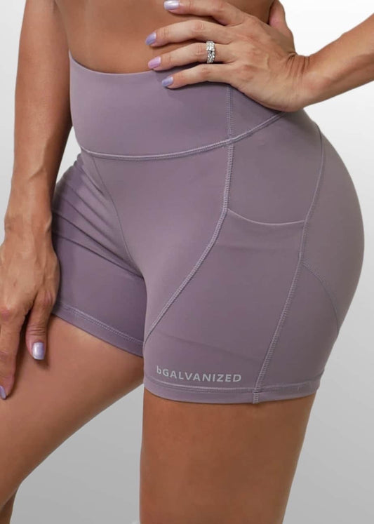 Lilac Biker Shorts