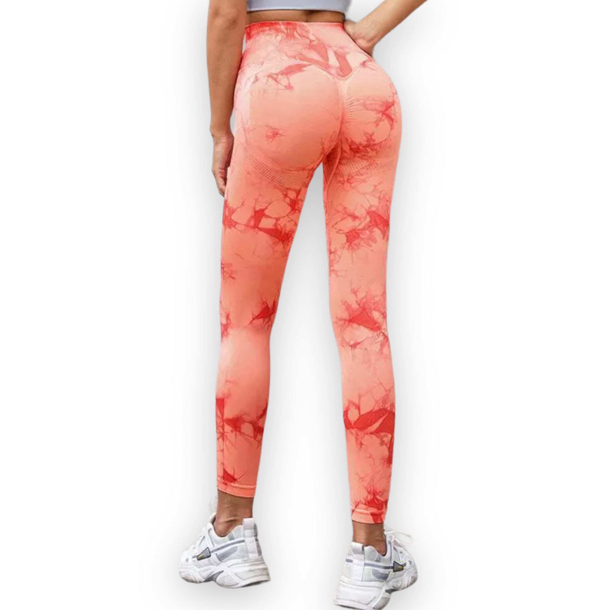 Size L/XL Tie Dye Brushed Leggings Small Snag See Pictures-makes butt look  Nice
