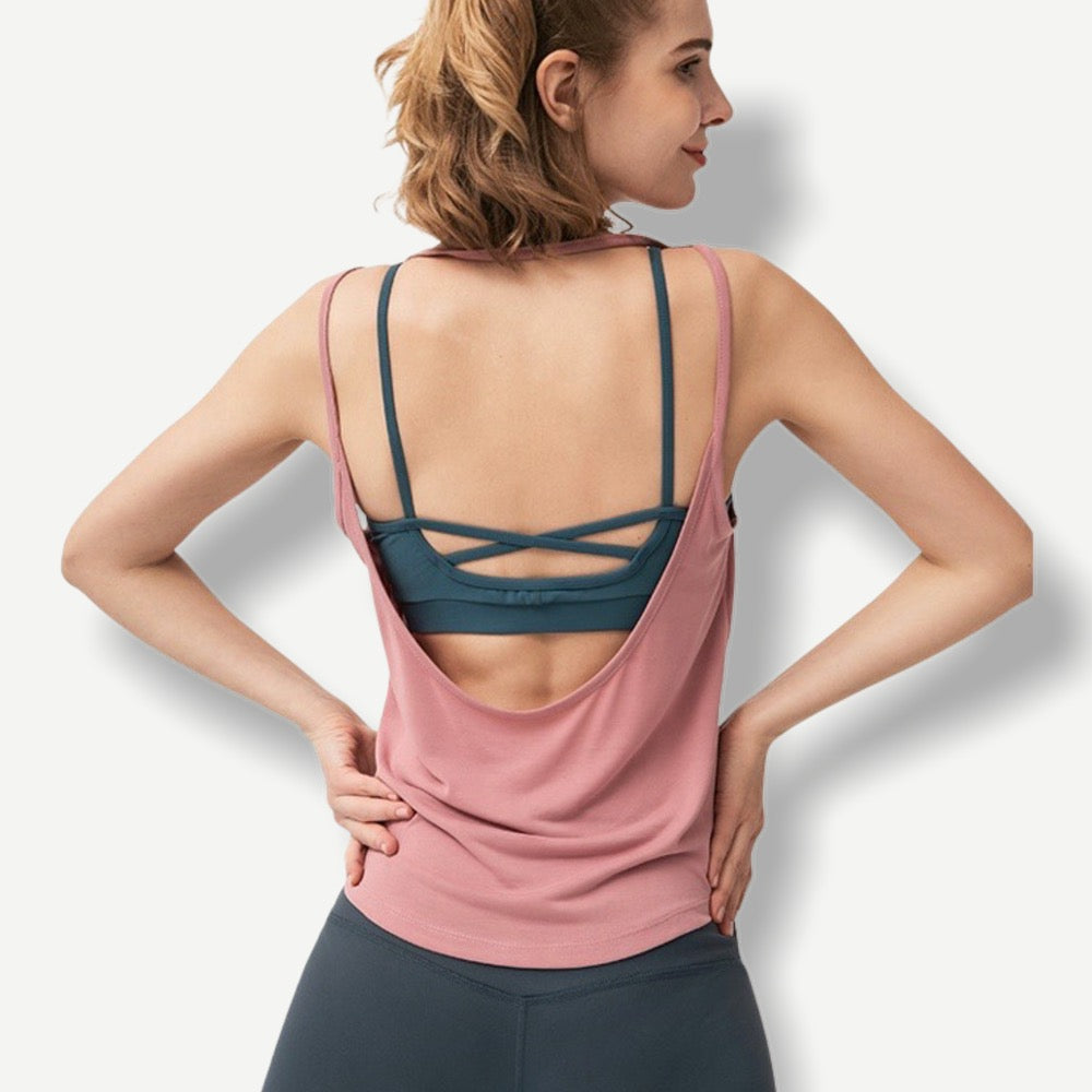 sædvanligt drivende Jobtilbud Flawless Open Back Tank Top – bGalvanized